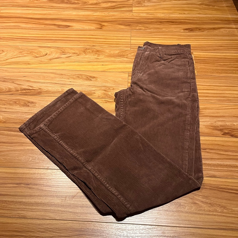 brandy melville jada cordoroy brown pants